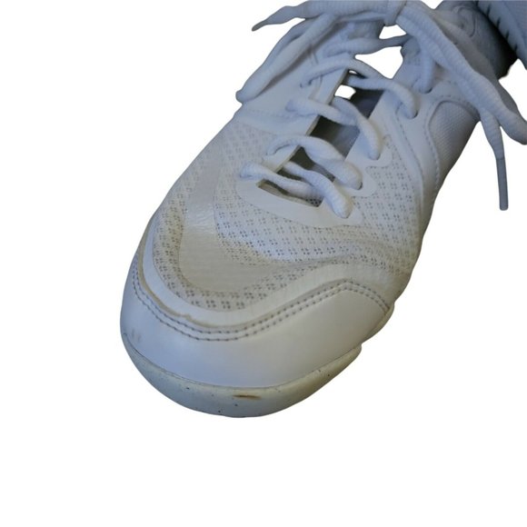Nike Womens Cheer Shoes Scorpion 5 White Bubble Laces Back Tab Flexible Stunting - Picture 10 of 10